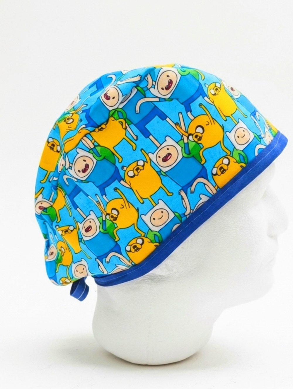 Adventure Time, Skull Cap, Scrub Cap, Chemo Hat